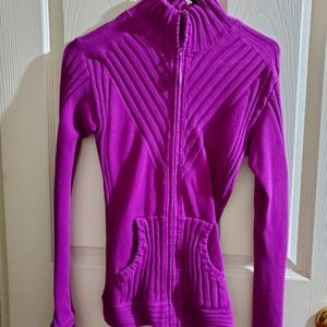 Athleta Zip Up Athletic Sweater